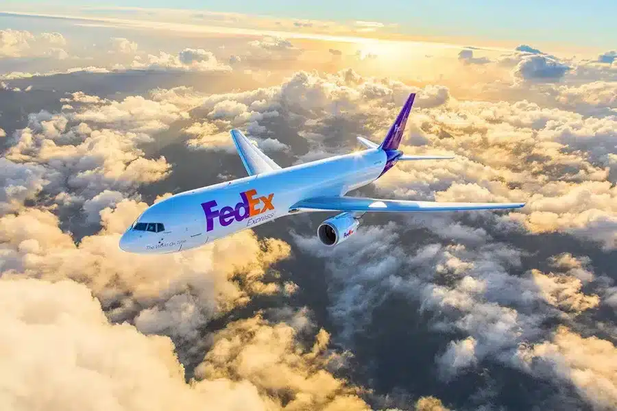 FedEx insured package delivery